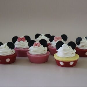 Minnie & Mickey Mouse Cupcake Artisan Soaps